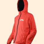 Chamarra Polar Rappi con Capota | Chaqueta Térmica de Alta Visibilidad Logo Bigote y bolsillos laterales