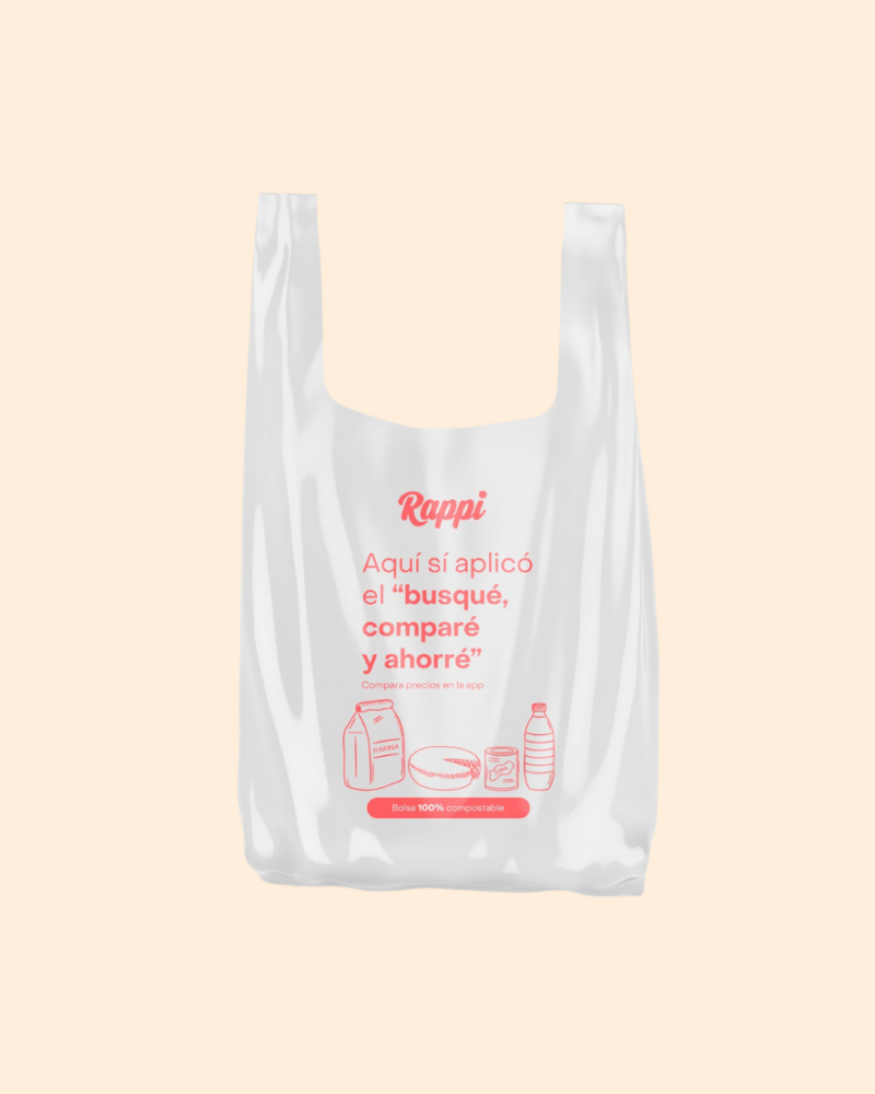 Bolsas Biodegradables Rappi | 100% Compostables y Ecológicas